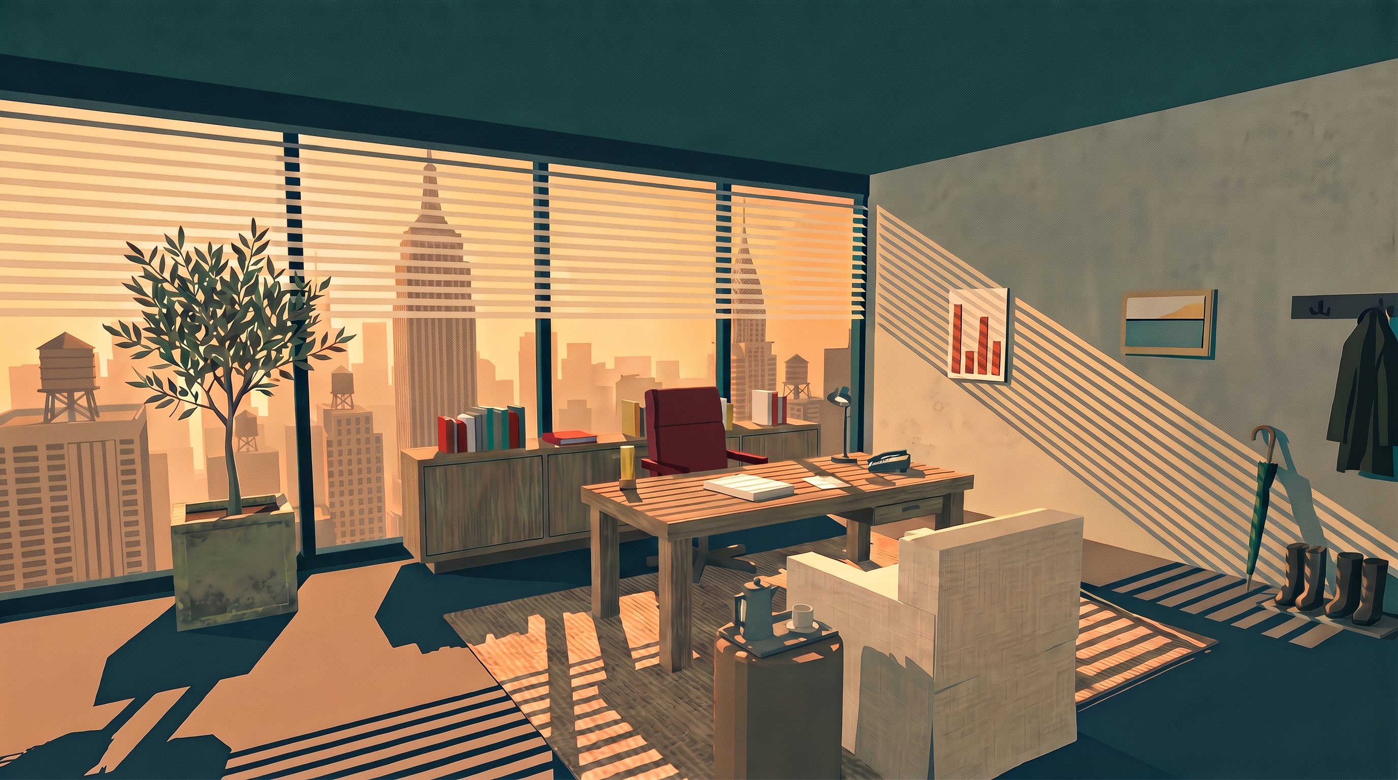 Arjun’s office at four o’clock